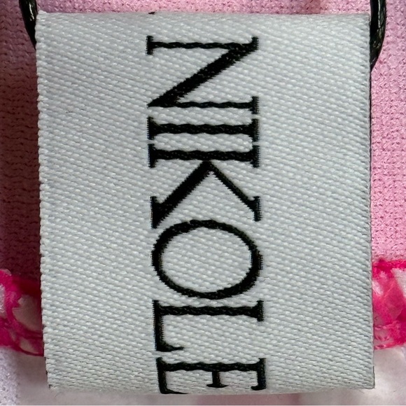 Hanna Nikole Tankini With Tie Front, Keyhole & Removable Pads NWOT Size 24W - Picture 10 of 12